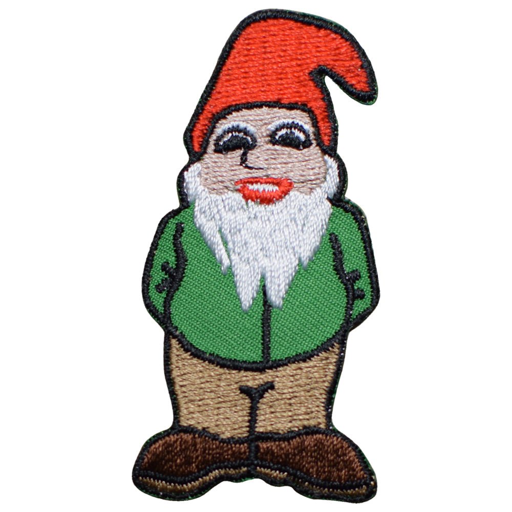 Gnome Applique Patch Embroidered Fantasy Renaissance Magic Alchemy 2.5" (Iron On)