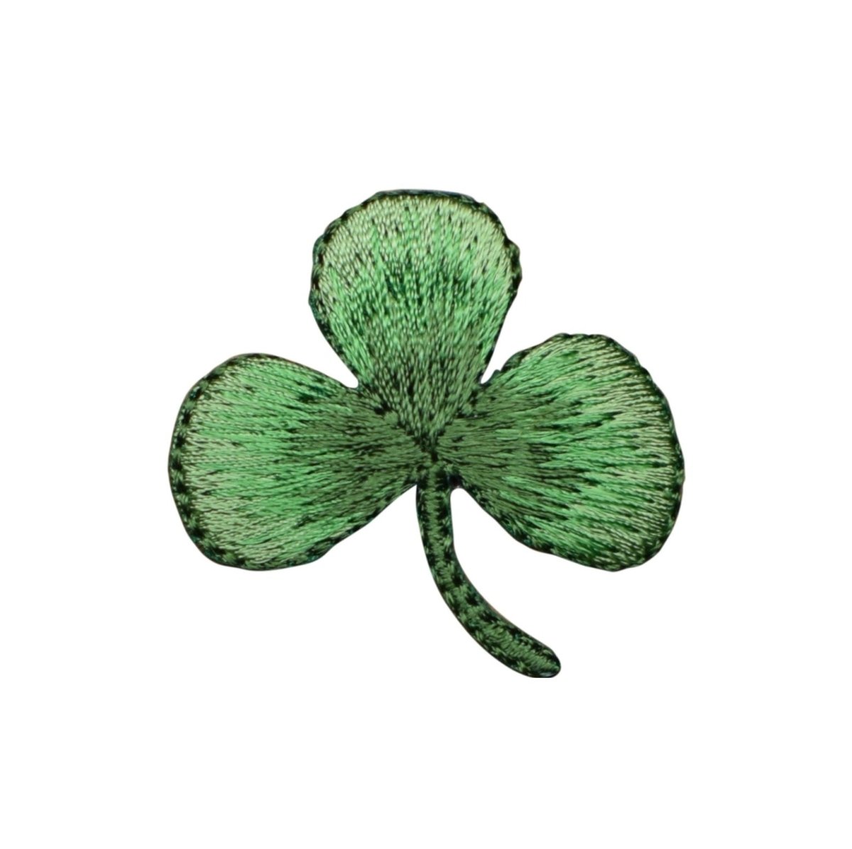 Three-Leaf Shamrock Embroidered Patch - 2" - Iron On - supplier view 1