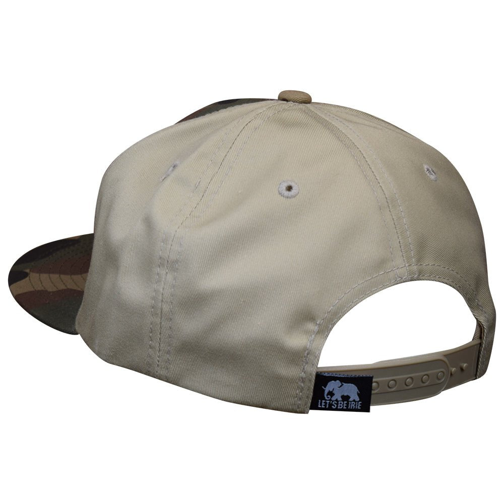 California Highway 101 Hat - Redwood Trees, Camo/Khaki CA Snapback Cap - Paddy's Patches
