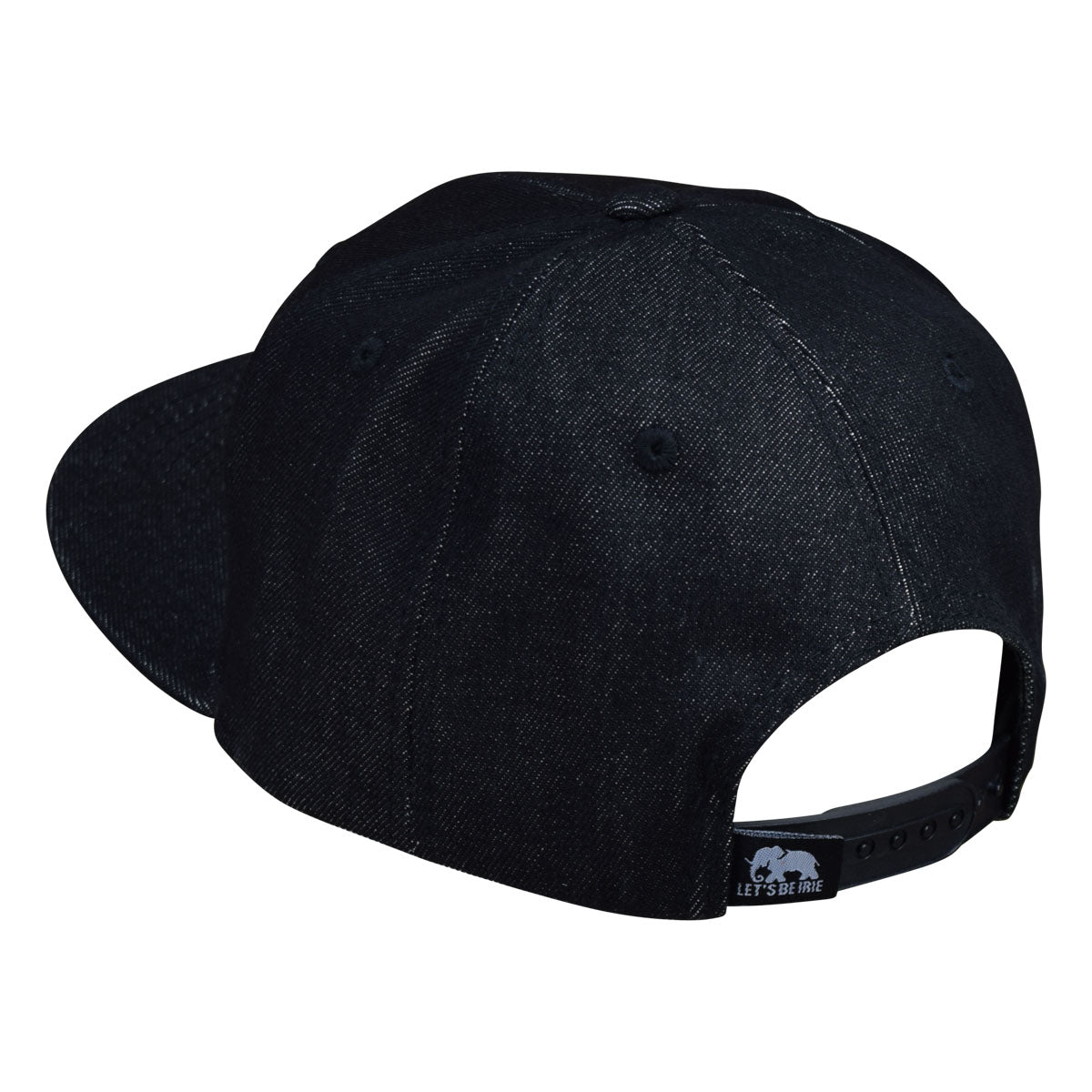 California Republic Snapback Hat by LET'S BE IRIE - Black and Gold, Denim - Let's Be Irie™