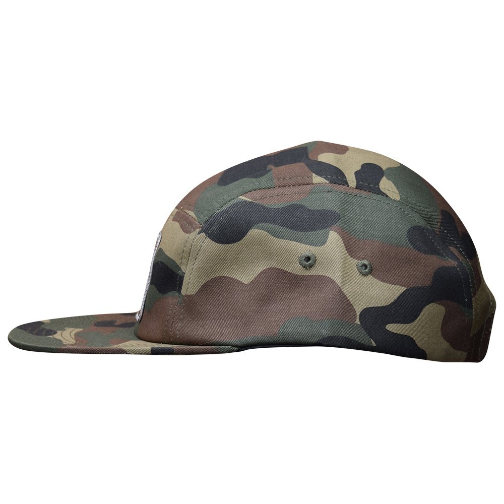 Camo Surfing Racer Hat - Camouflage Cap with Buckle, Surf Recreational Sign - Paddy's Patches