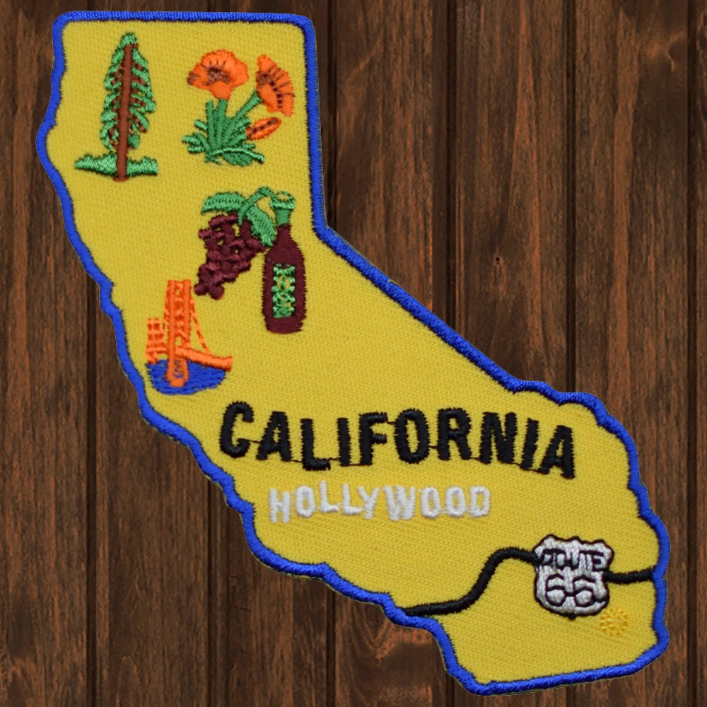 California Embroidered Patch — Iron On – Paddy's Patches