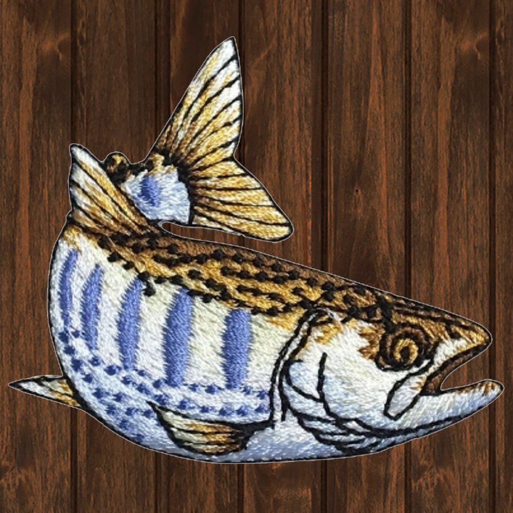 Fish Embroidered Patch — Iron On – Paddy's Patches
