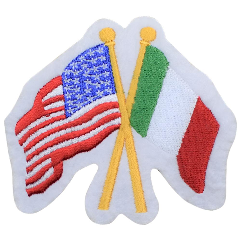 embroidered iron on sew on patch italy usa