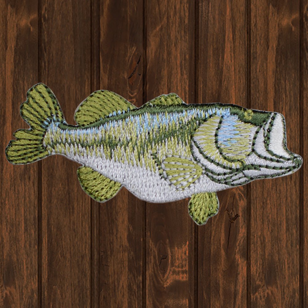 Striped Bass Applique Patch - Fish, Fishing, Fisherman Badge 2