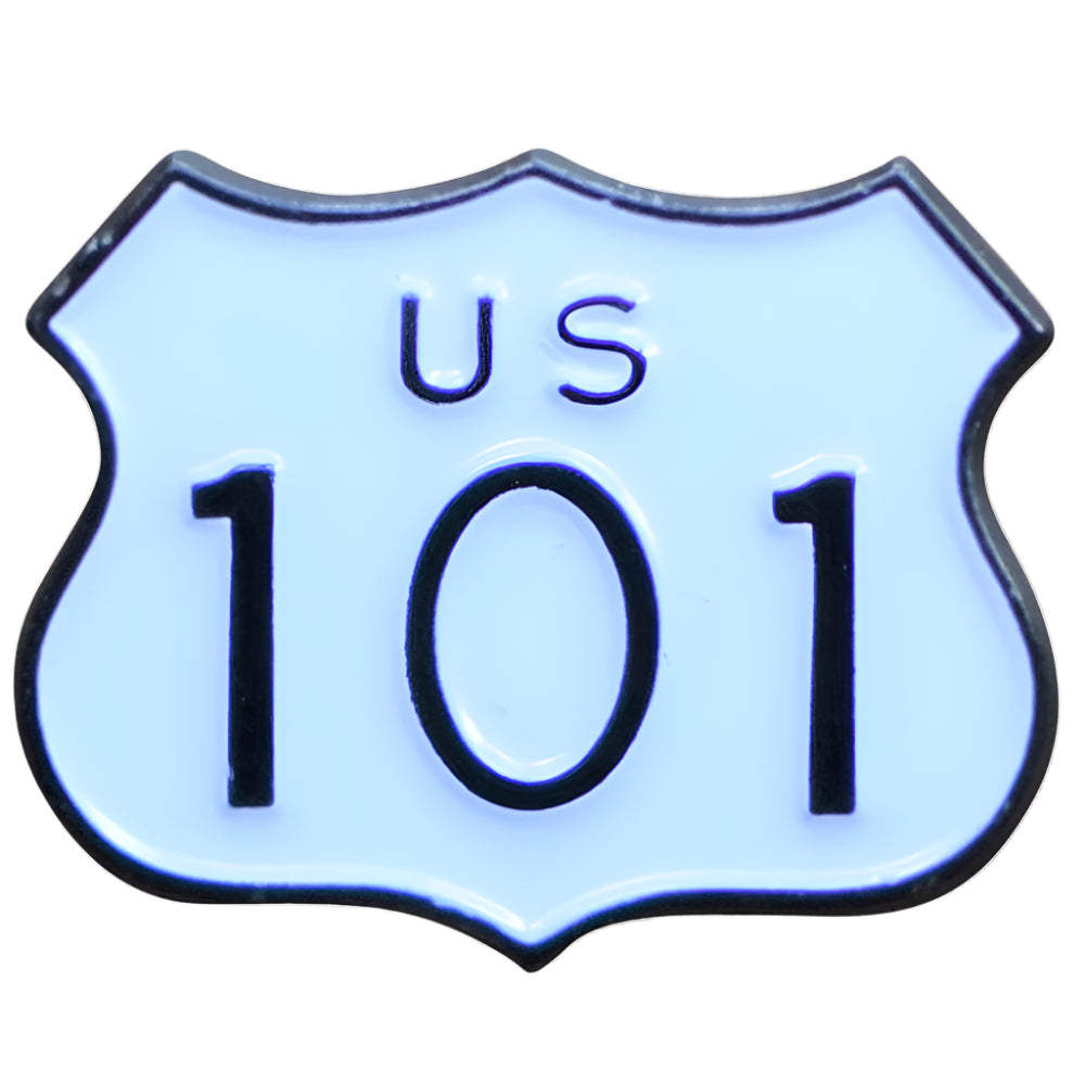 lapel hat pin us 101 white