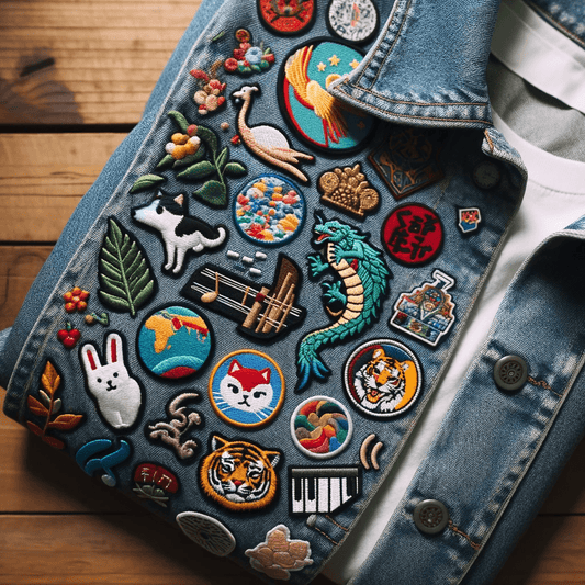 Custom Denim Jacket with Awesome Collection of Vibrant Iron On Patches! | Paddy's Patches