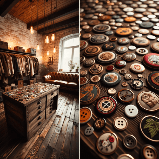 A classic Gentlemens Clothin Store with High End Clothing specializing in Custom Patches and Pins