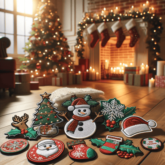 Awesome Christmas Patches, Iron patches make a very special and unique gift!