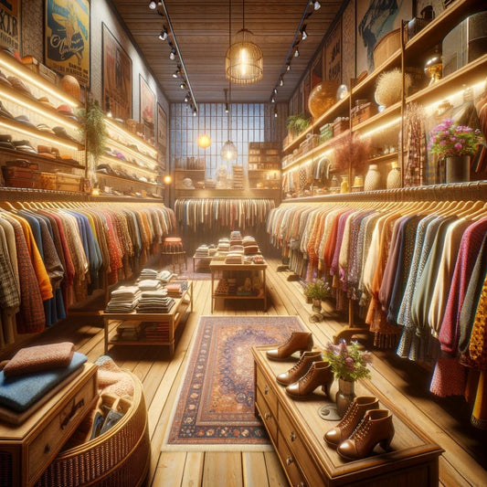 A magical thrift store with plenty of awesome finds just waiting to be adorned with patches and appliques!