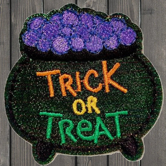 Trick or Treat Halloween Iron-on Patch at Paddy's Patches!
