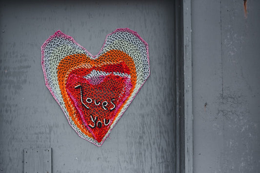 a picture of a heart with words written on it