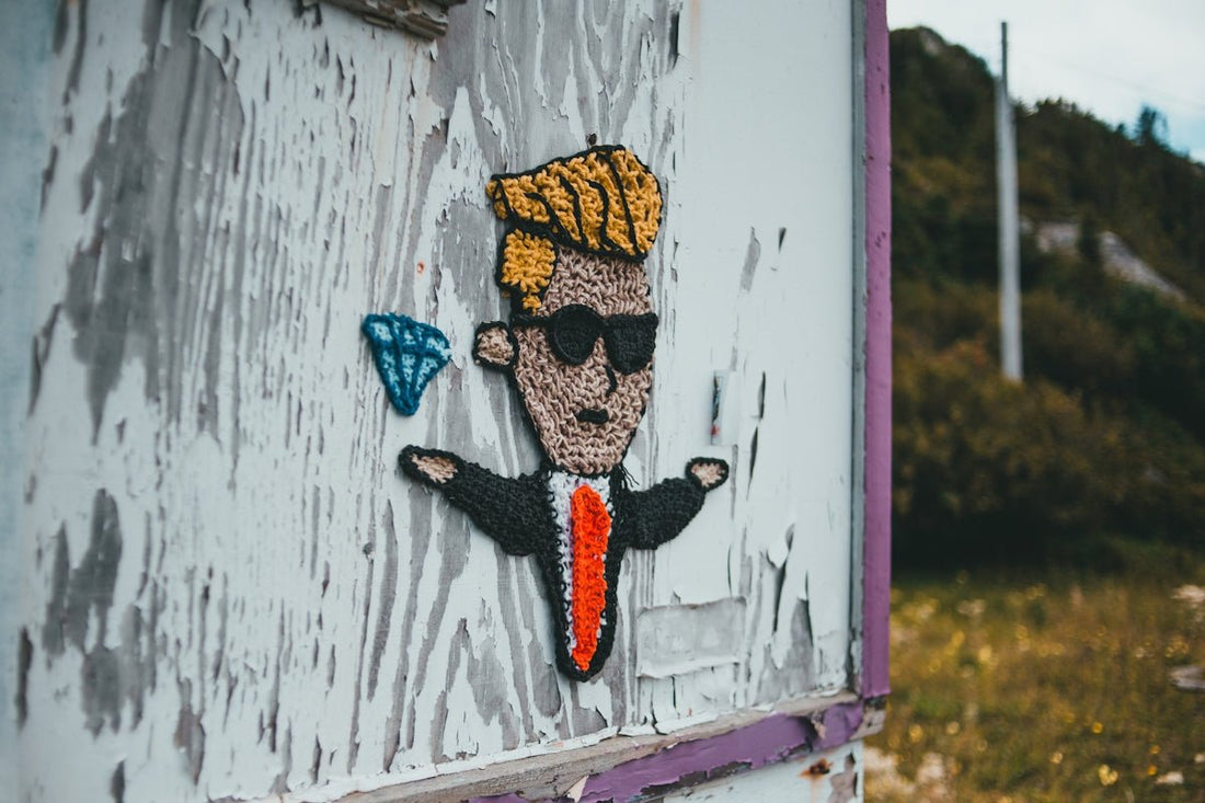 a picture of a man with sunglasses on a door