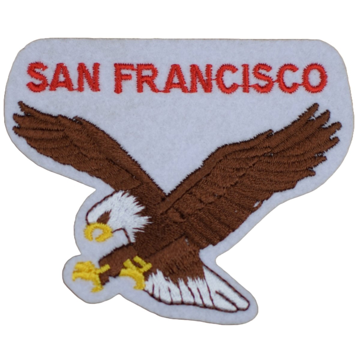 San Francisco Eagle Patch - Embroidered California Badge 3" (Iron On)