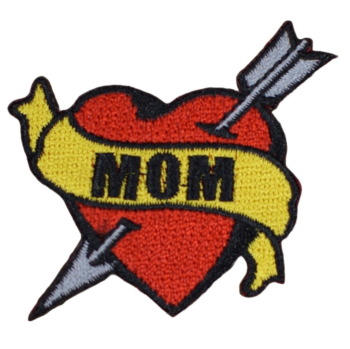 Mom Tattoo Embroidered Patch — Iron On 2.25"