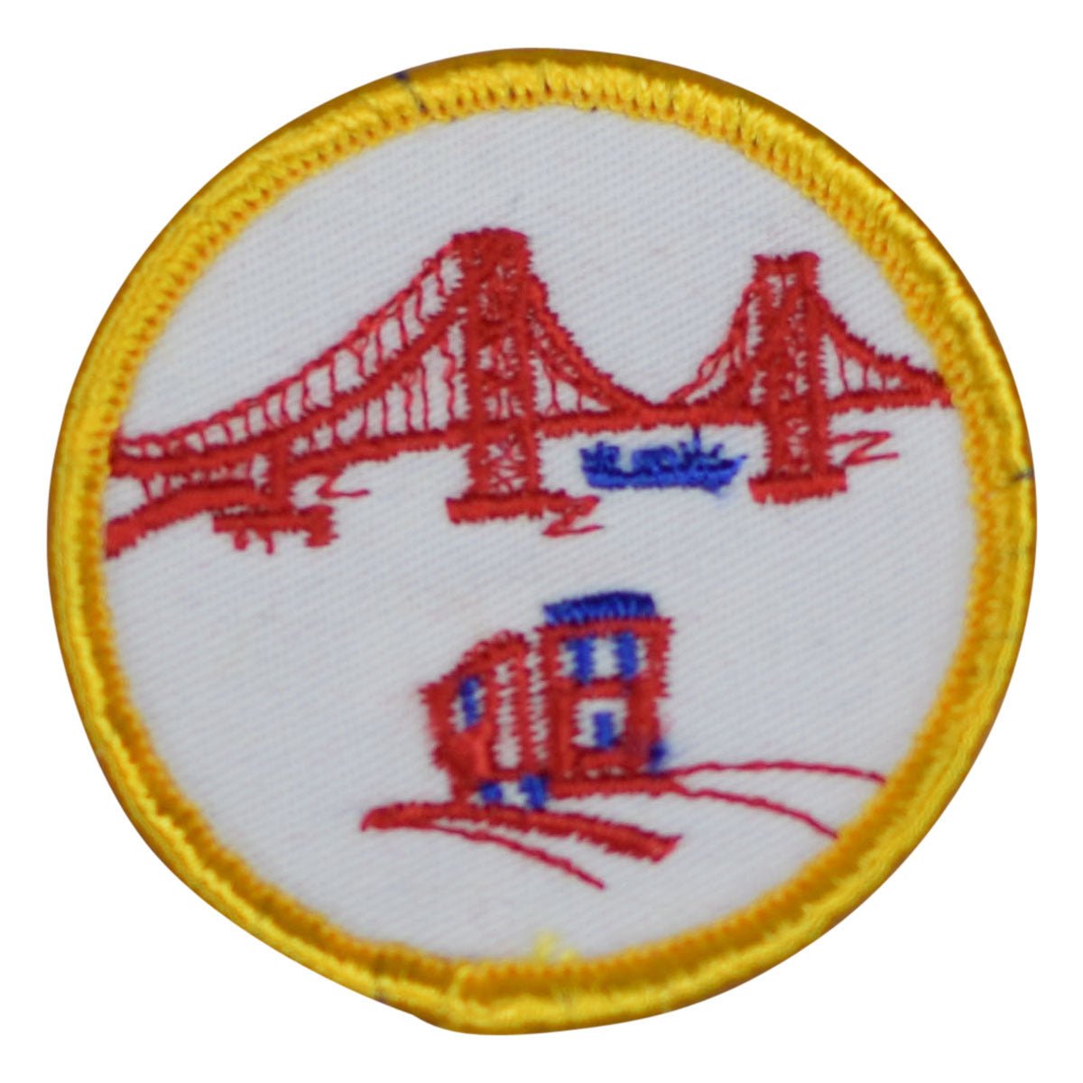 Vintage San Francisco Embroidered Patch — golden gate — Sew On 2.25"