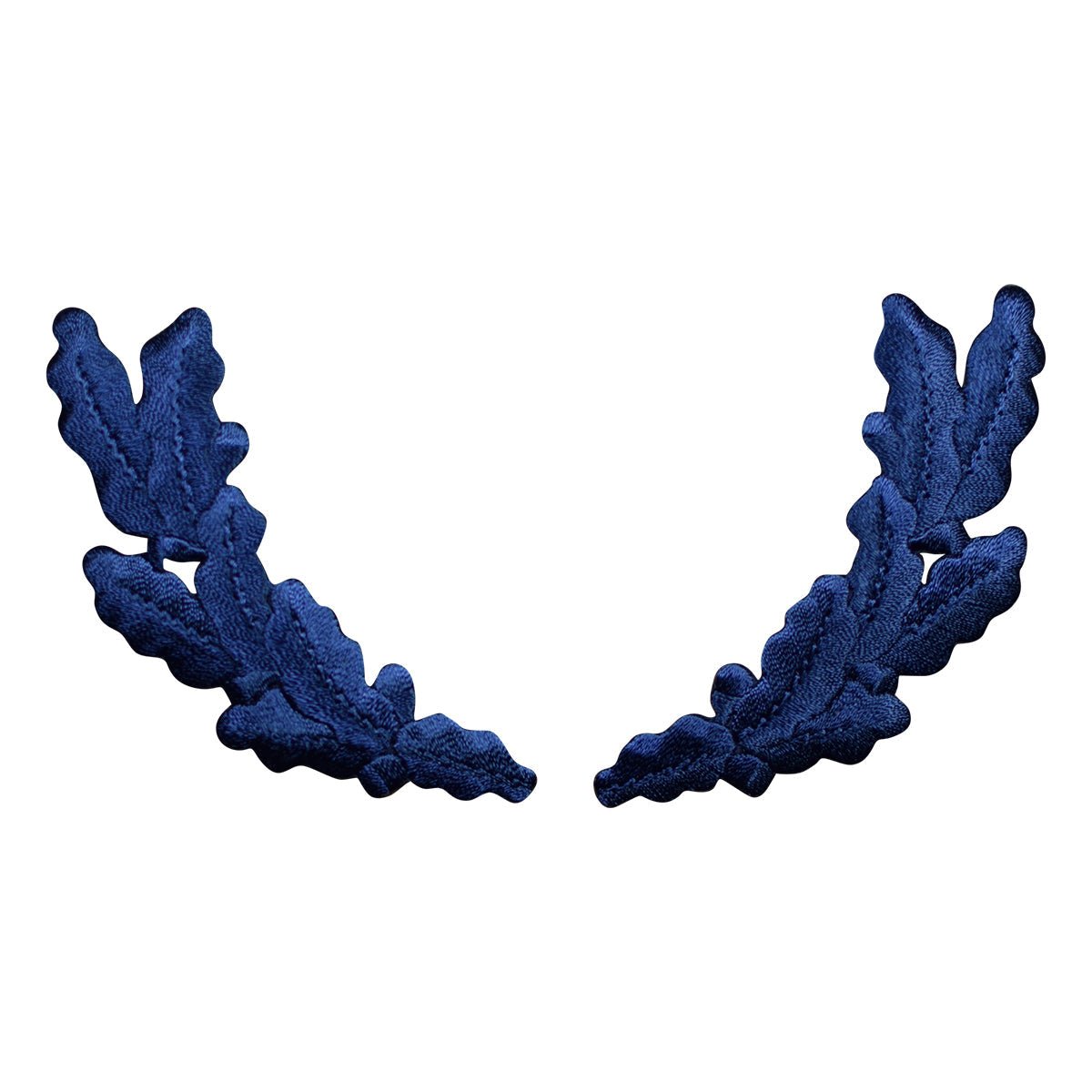 Navy Blue Embroidered Patch Set — Iron On 3.75"
