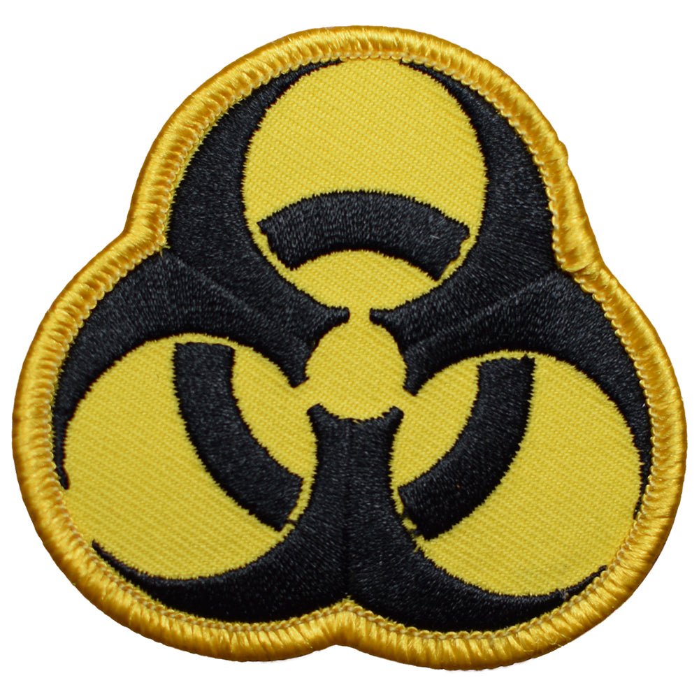 Biohazard Embroidered Patch — Iron On 2.5"