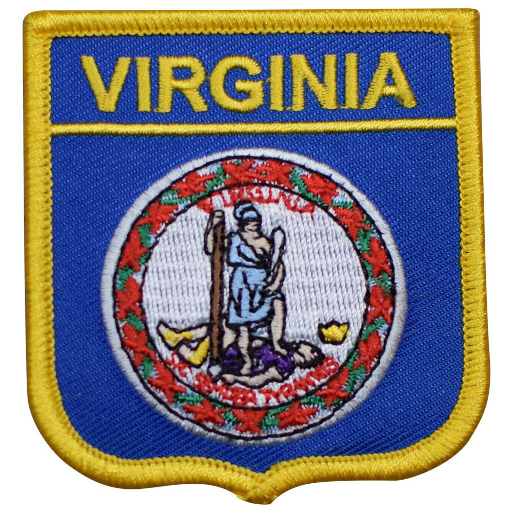 Virginia Embroidered Patch — Iron On 2.75"