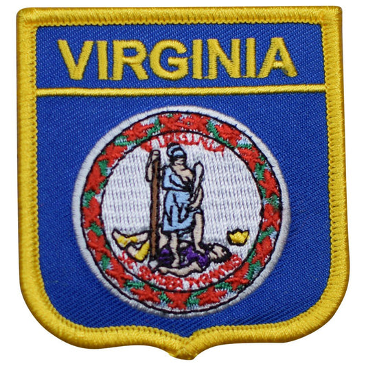 Virginia Embroidered Patch — Iron On 2.75"
