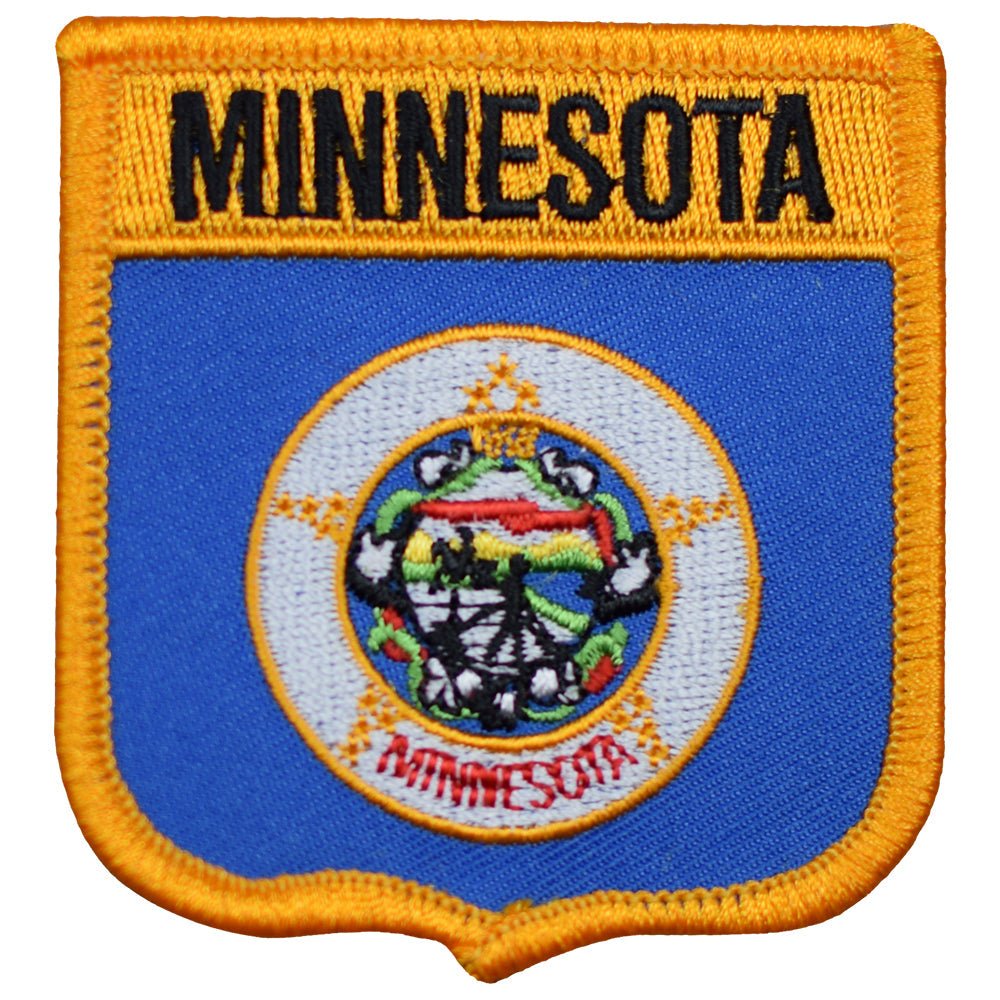 Minnesota Embroidered Patch — Iron On 2.75"