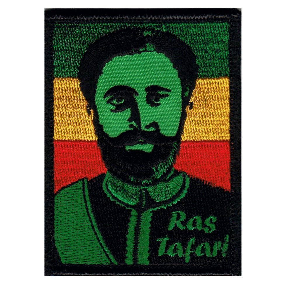 Rastafari Haile Selassie Patch — Iron On 3"