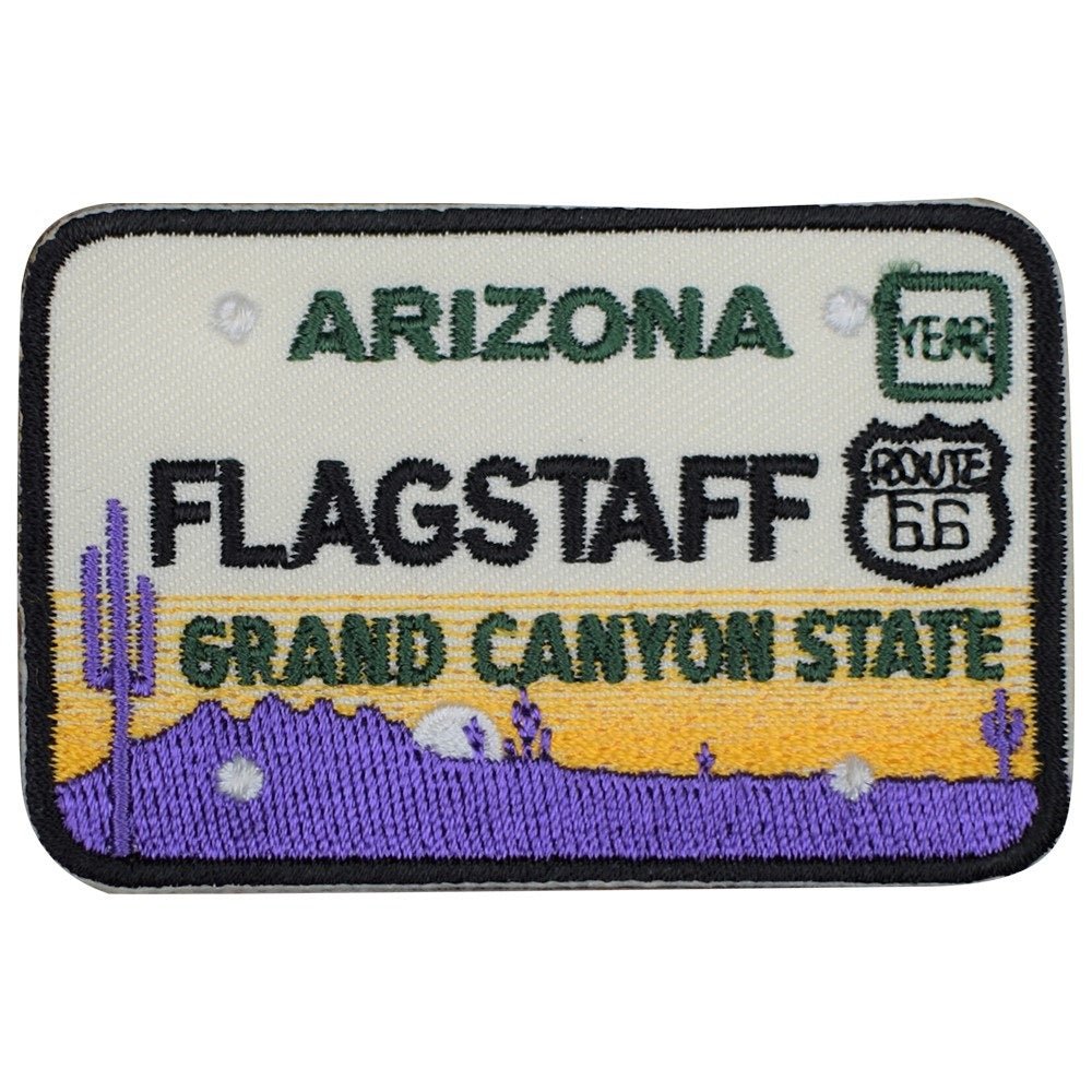Flagstaff Embroidered Patch — Iron On 2.75"