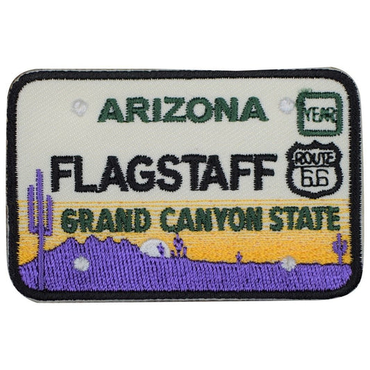 Flagstaff Embroidered Patch — Iron On 2.75"