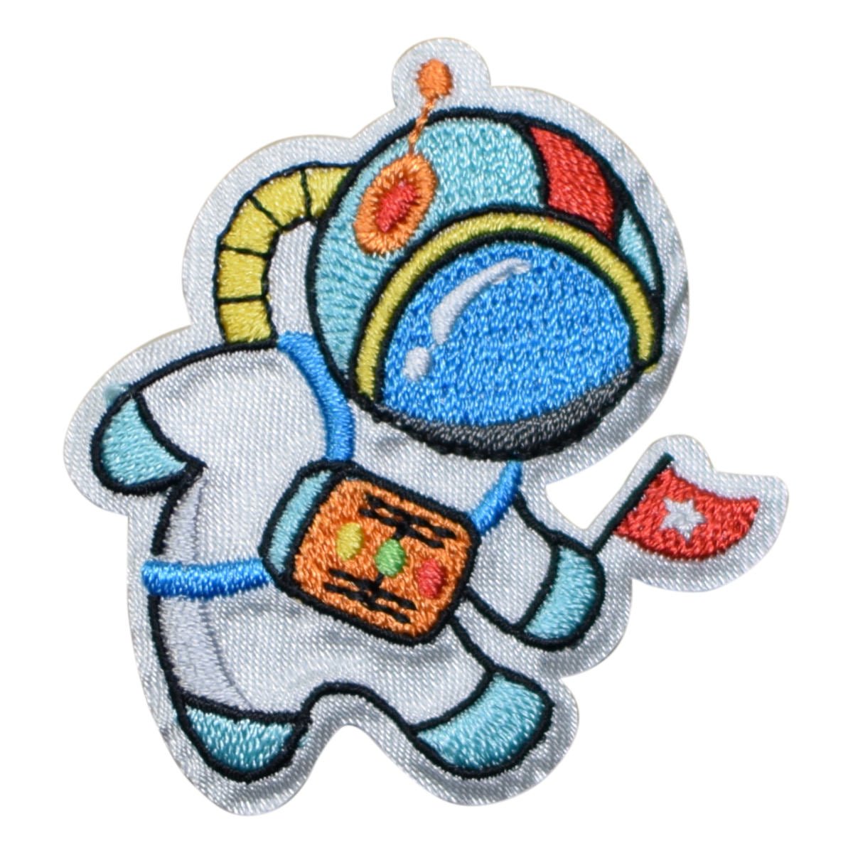 Astronaut Embroidered Patch — Iron On 2.25"