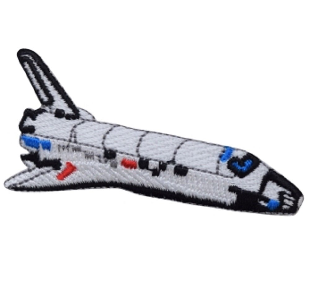 Space Shuttle Embroidered Patch — Iron On 2.75"