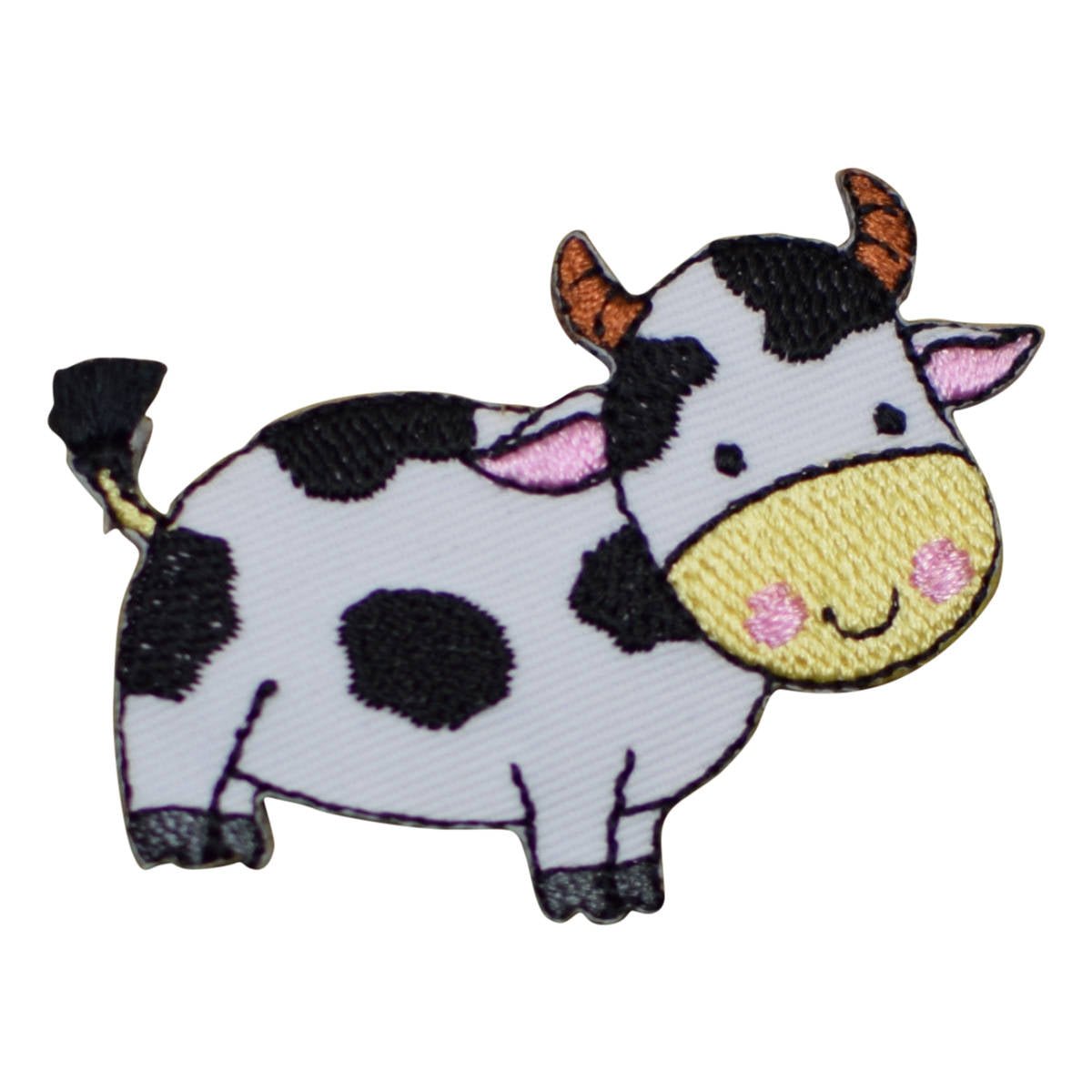 Milk Cow Embroidered Patch — Iron On 2-1/8"