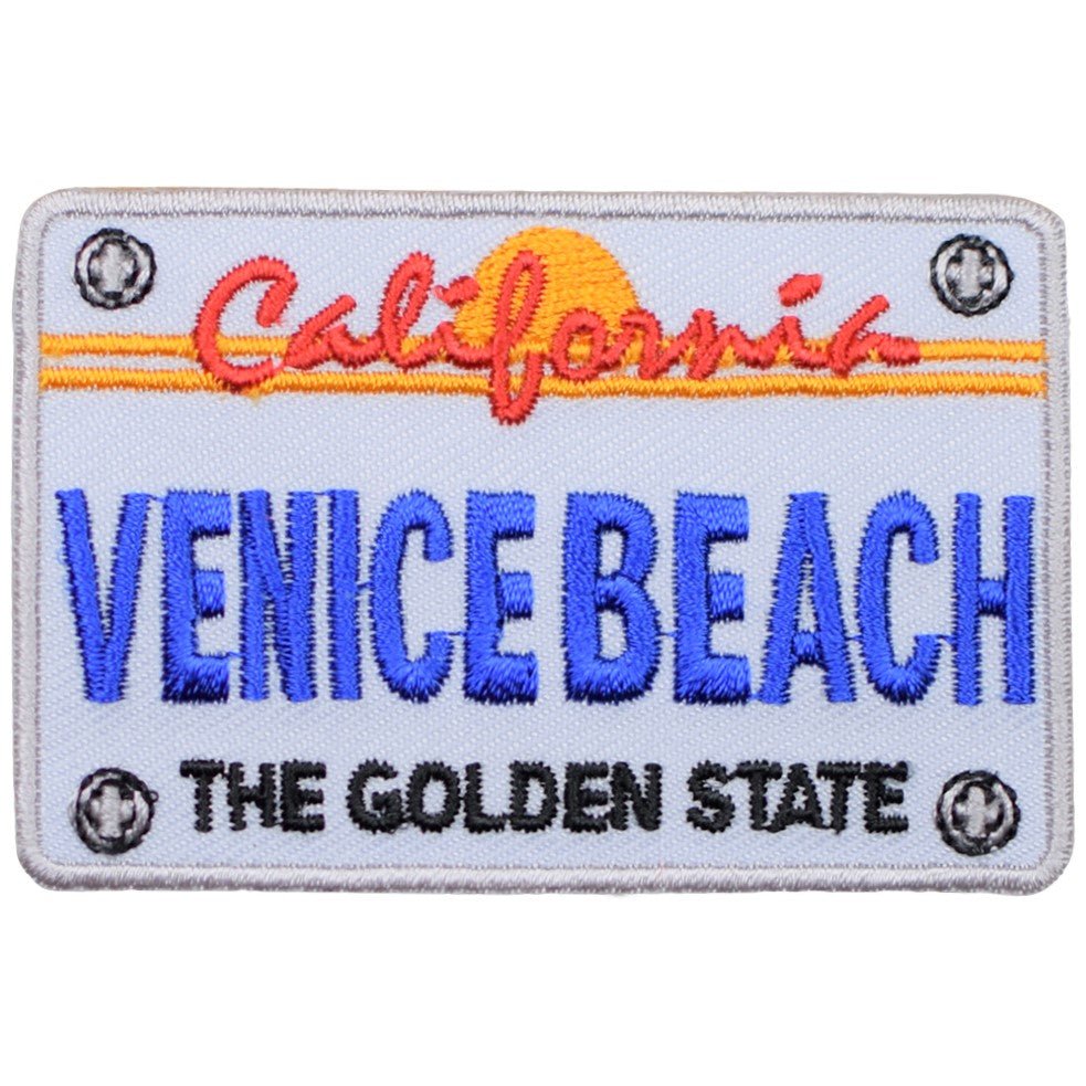 Venice Beach Embroidered Patch — Iron On 2.75"