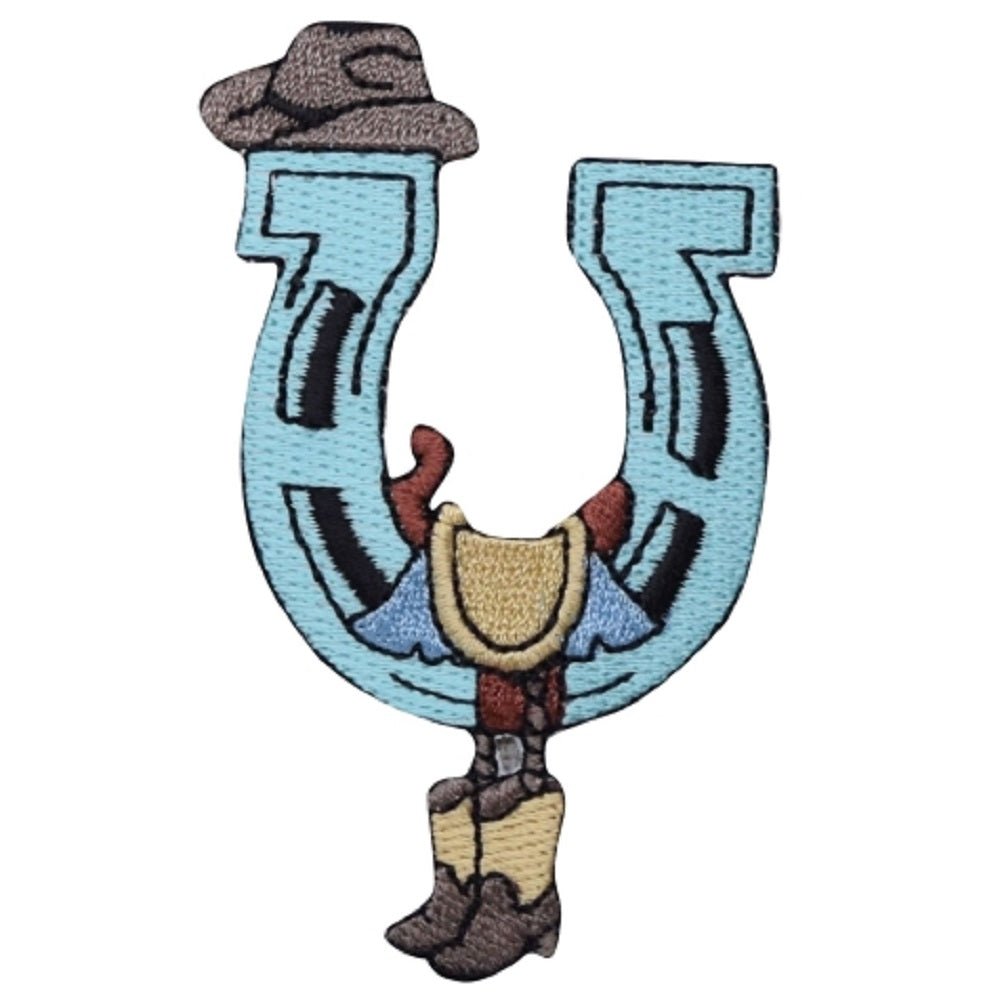 Western Embroidered Patch — Iron On 3-1/8"