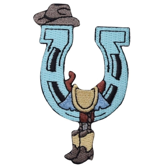 Western Embroidered Patch — Iron On 3-1/8"