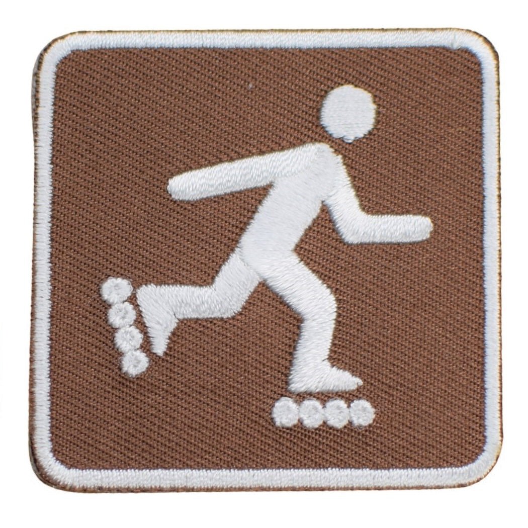 Inline Skating Embroidered Patch — Iron On 2"