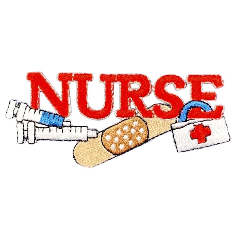 Nurse First Aid Embroidered Patch — Iron On 3.5"