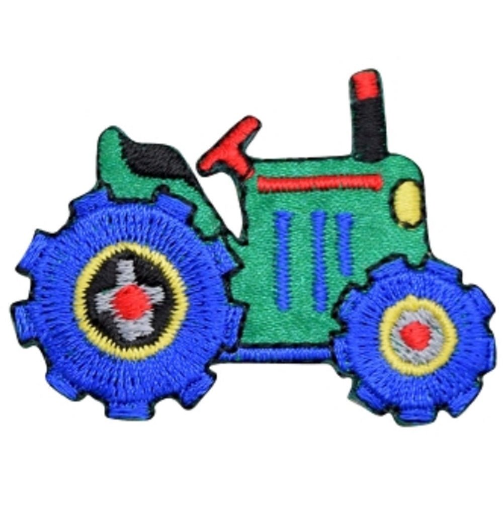 Tractor Embroidered Patch - Farm Vehicle (Iron On) 2"