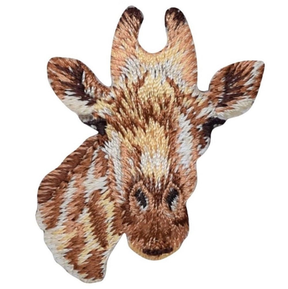 Giraffe Embroidered Patch — Iron On 1-3/4"