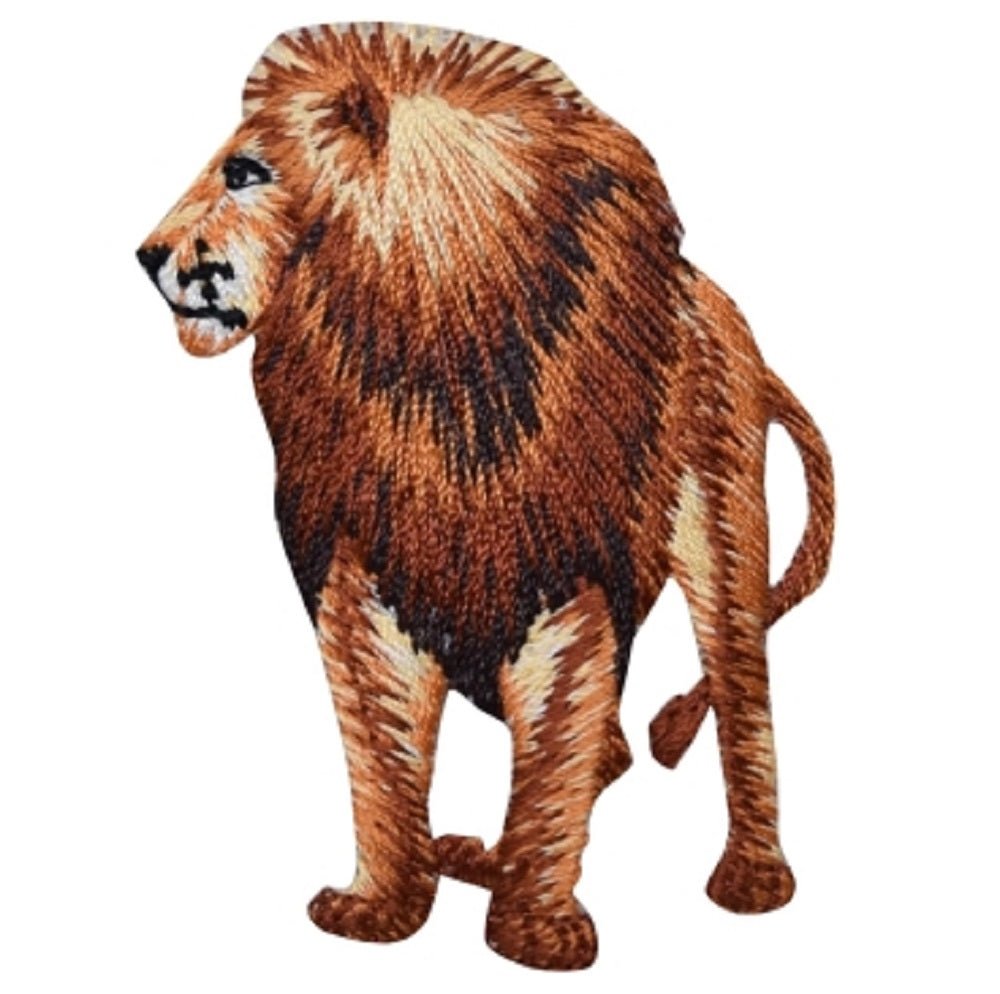 Lion Embroidered Patch — Iron On 2.5"