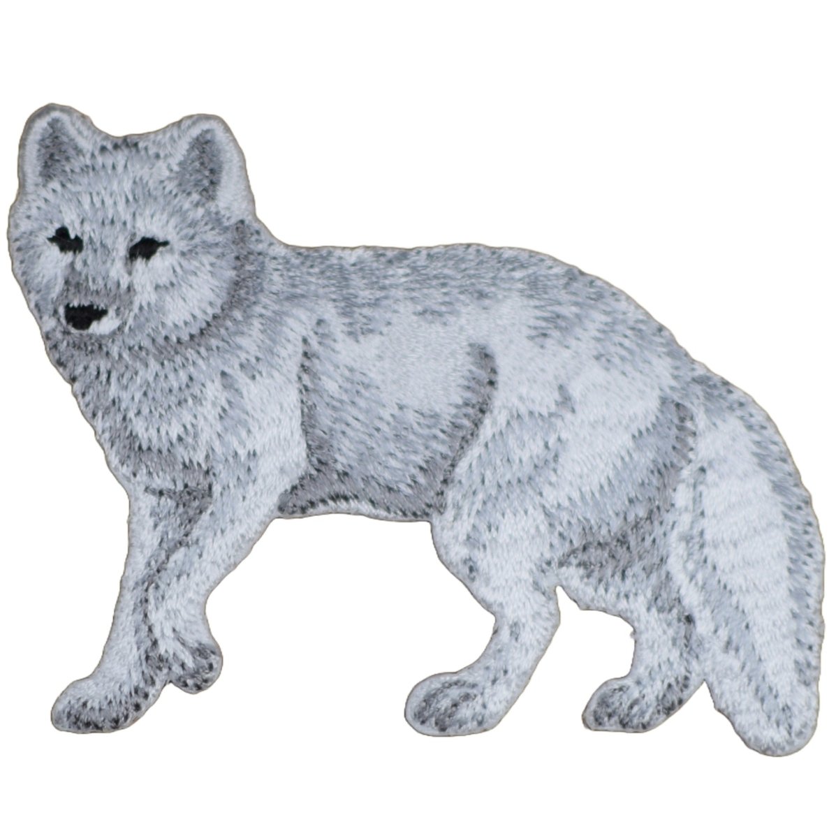 Arctic Fox Embroidered Patch — Iron On 2.75"