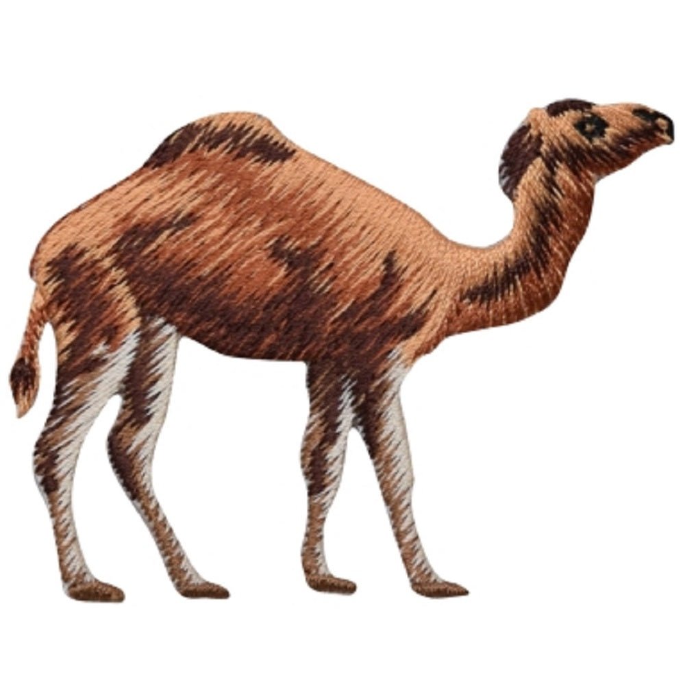 Camel Embroidered Patch — Iron On 2-7/8"