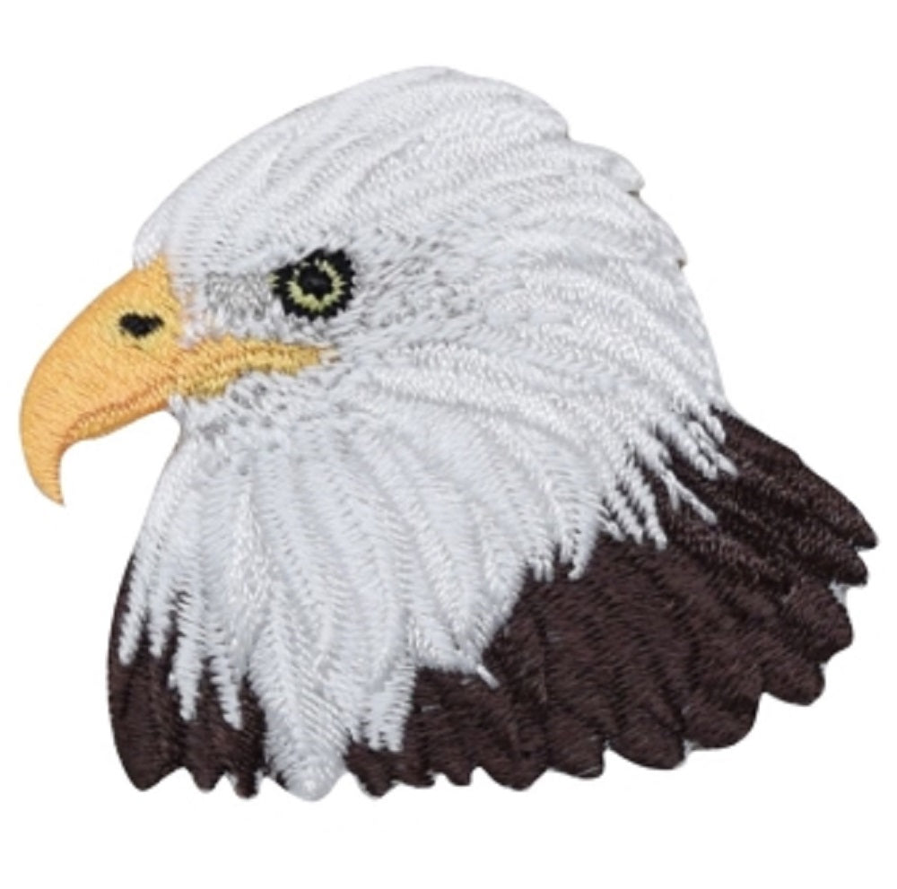 Eagle Embroidered Patch — American Bald Bird 2-1/8" — Iron On