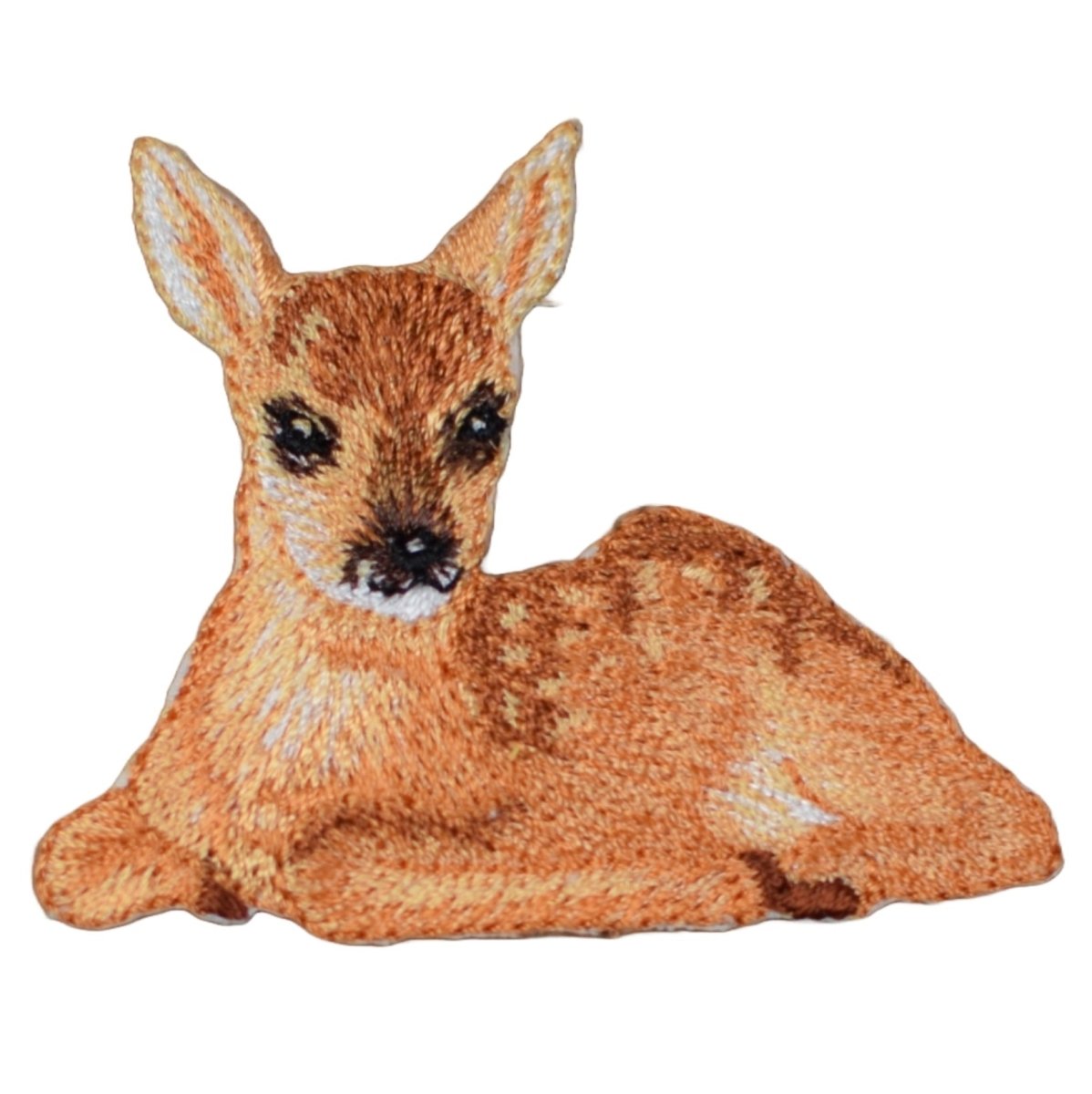 Deer Fawn Embroidered Patch — Baby Badge 2-1/8" — Iron On