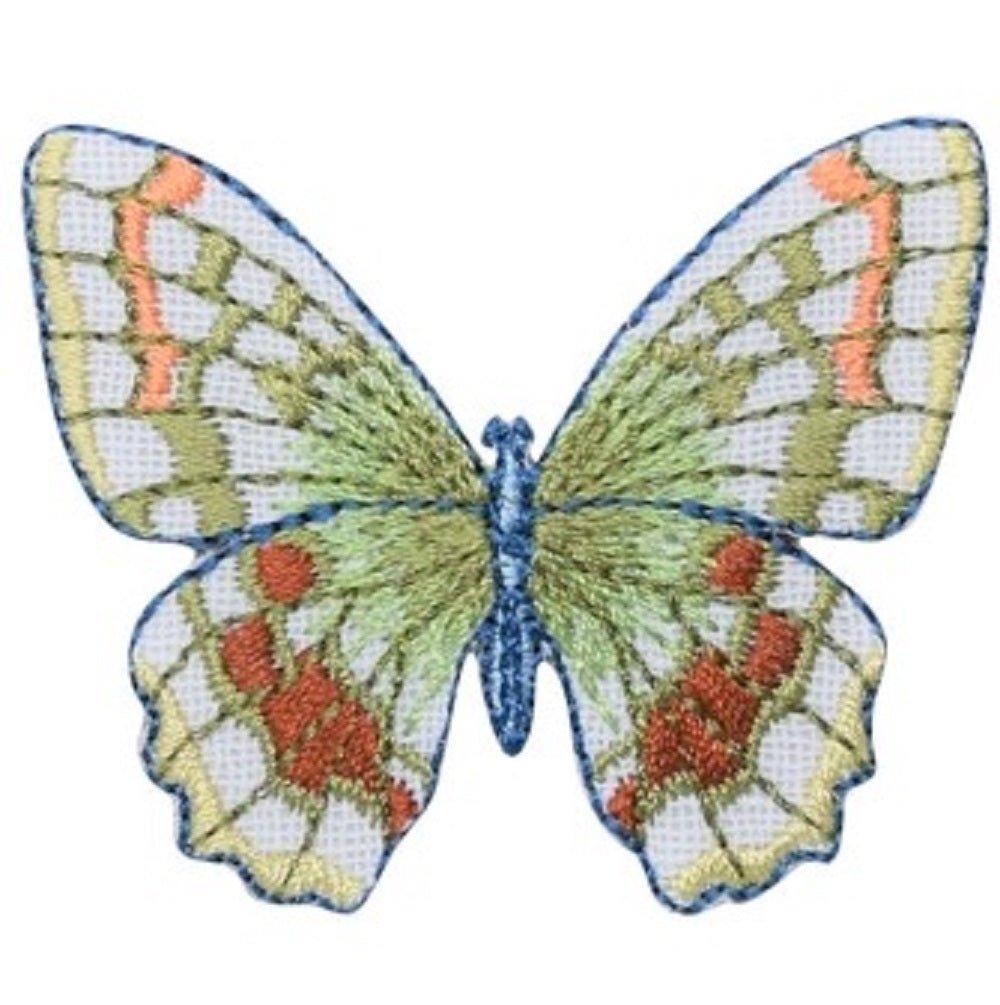 Butterfly Embroidered Patch — Insect, Wings 2-1/8" — Iron On