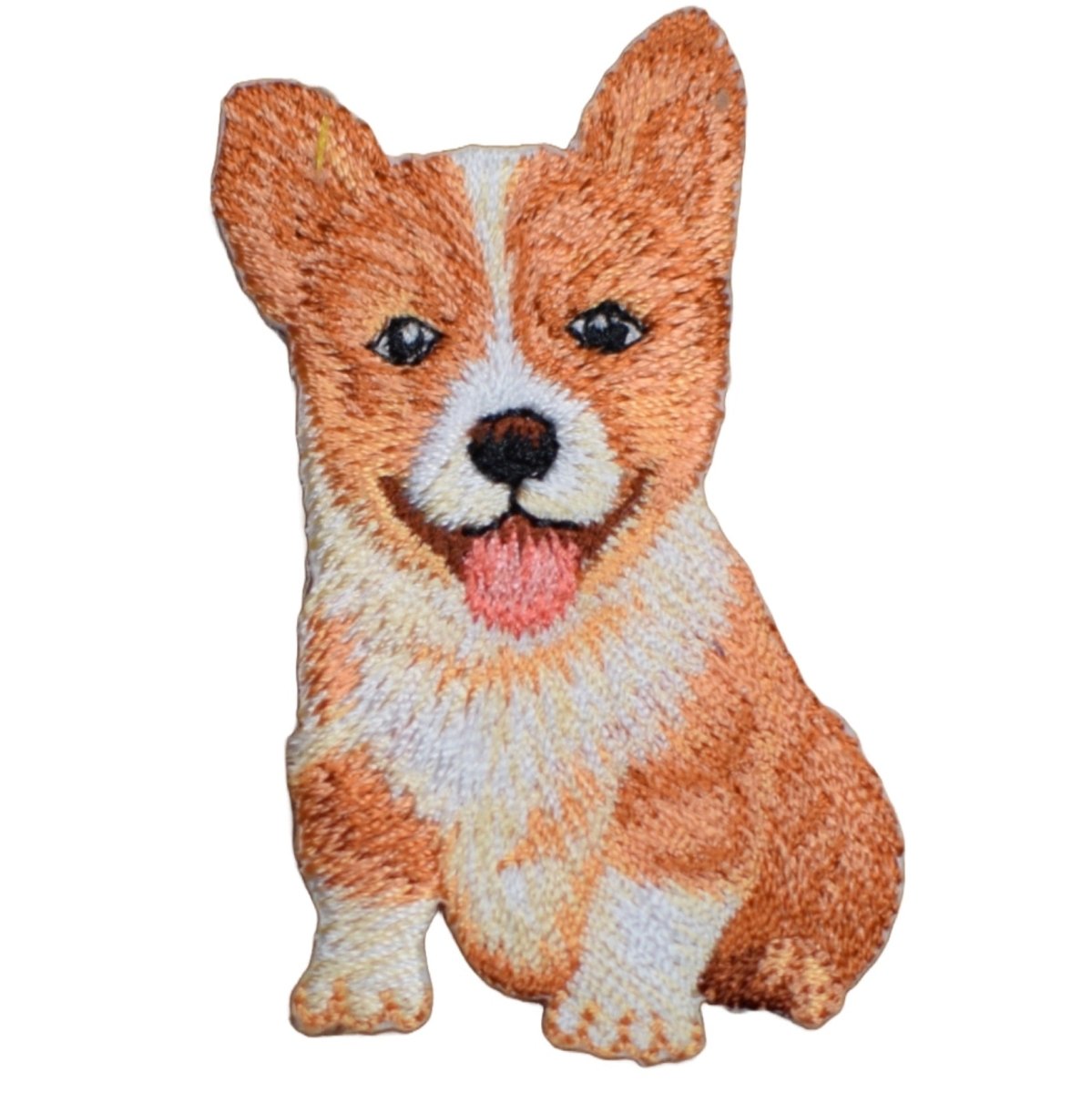 Corgi Embroidered Patch — Iron On 2-1/8"