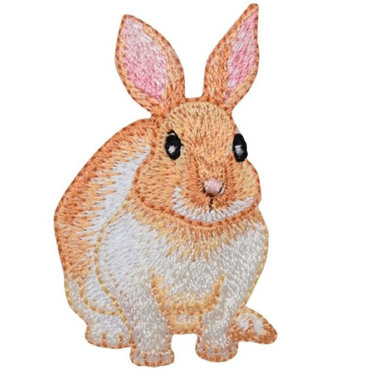 Bunny Rabbit Embroidered Patch — 2.25" — Iron On
