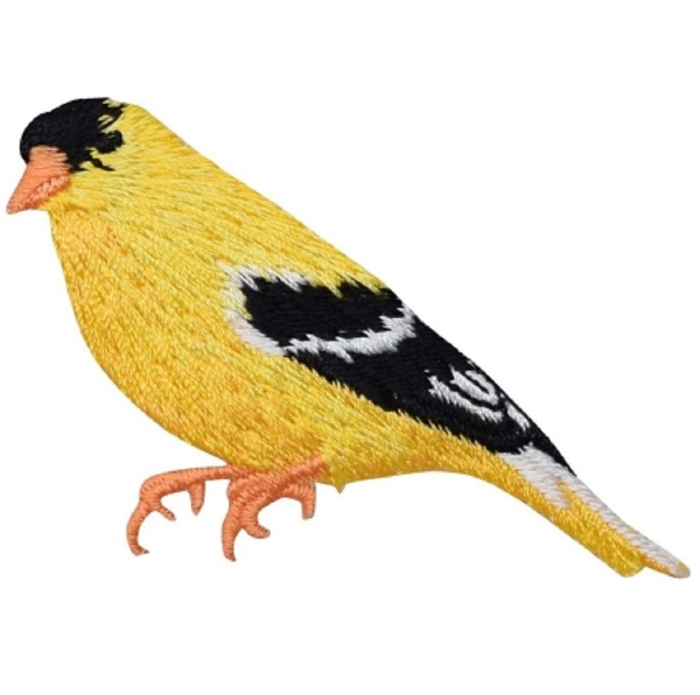 Finch Embroidered Patch — Iron On 2.25"