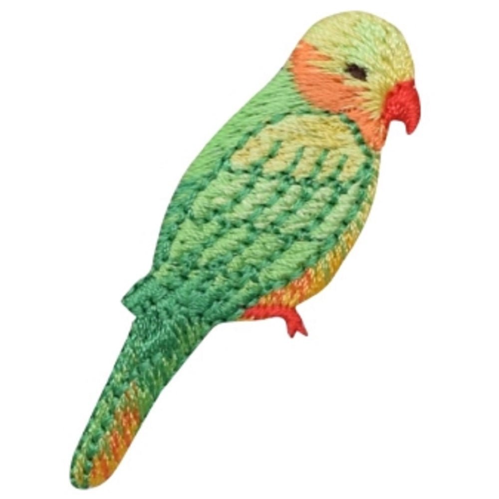 Parrot Embroidered Patch — Iron On 2-1/8"