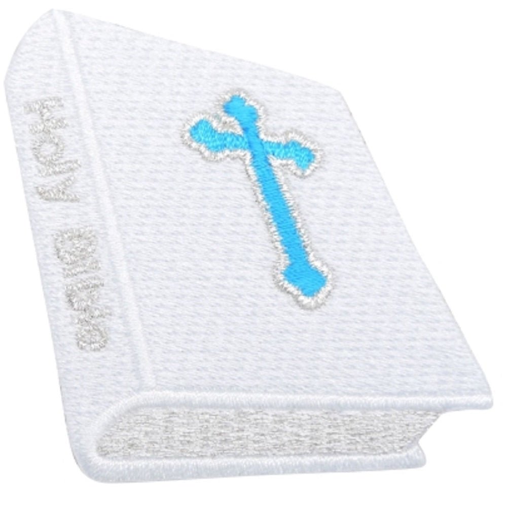 Holy Bible Embroidered Patch — Iron On 3"