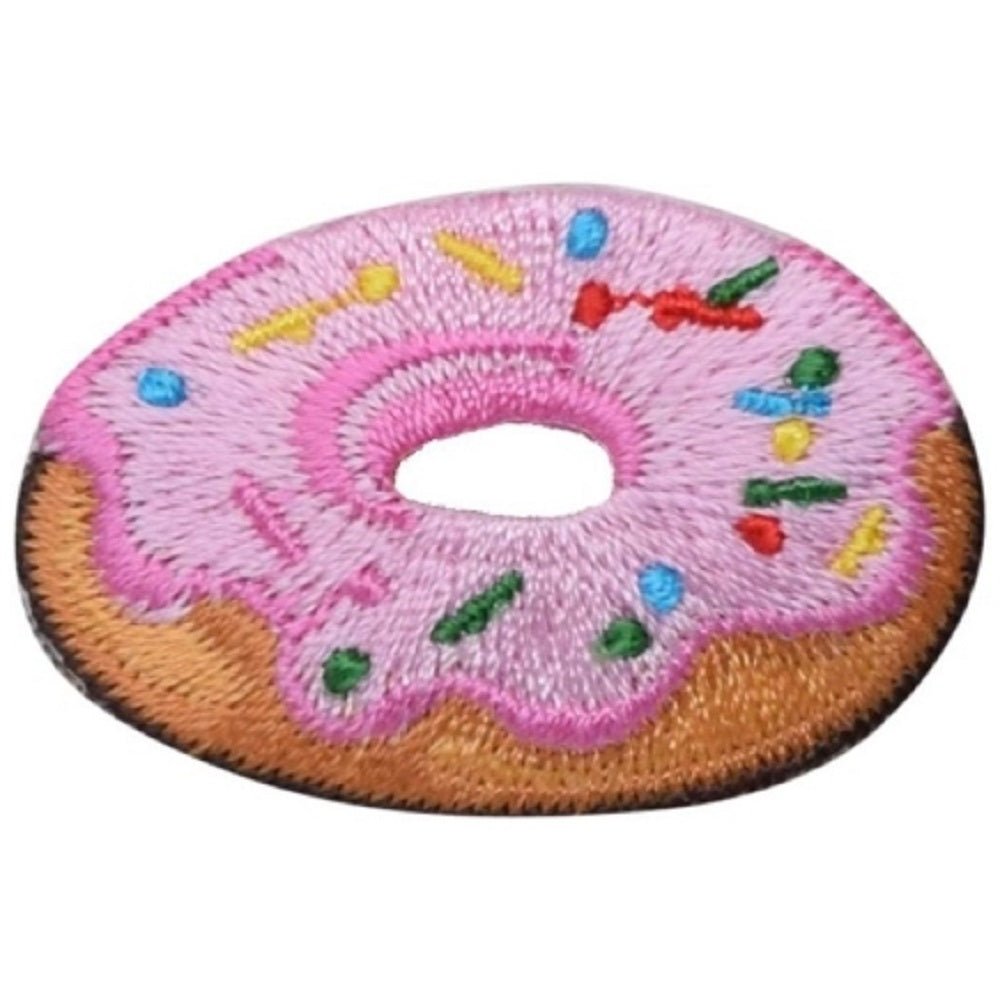 Donut Embroidered Patch — Iron On 1.5"